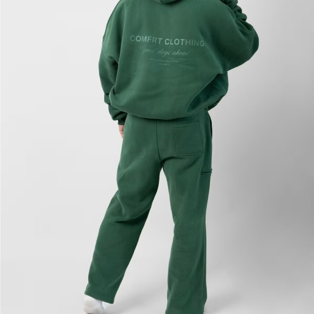 NIB Comfrt Affirmation Sweatpants in Hunter Sz S Straight leg! - Picture 3 of 5